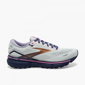 Black Women Brooks Ghost 15 Cushioned Road Running Shoes | OXVD21967