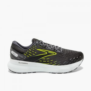 Black / Black Women Brooks Glycerin 20 Walking Shoes | YHBA82956