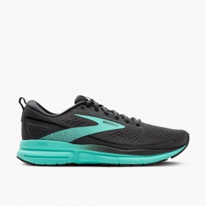 Black / Black Women Brooks Trace 3 Walking Shoes | EPDN08619