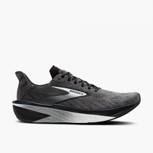 Black / Grey Women Brooks Hyperion 2 Track Spikes | CZXR20516