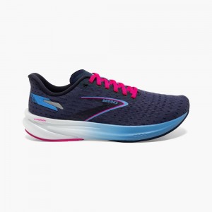 Black / Grey Women Brooks Hyperion Speed Road Running Shoes | DCJL71908