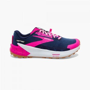 Black / Pink / Lemon Women Brooks Catamount 2 Trail Running Shoes | LRNP18426