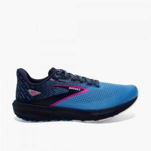 Blue / Blue Women Brooks Launch 10 Road Running Shoes | WJML31672