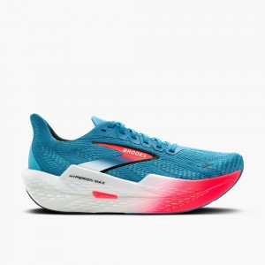 Blue / Pink / Black Men Brooks Hyperion Max 2 Running Shoes | LVWT72501