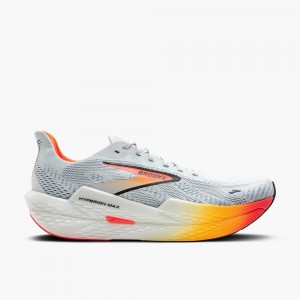 Coral / Black Men Brooks Hyperion Max 2 Running Shoes | WNJL93058