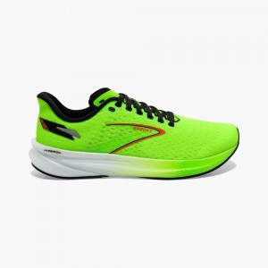 Coral / Black Men Brooks Hyperion Track Spikes | BZHV36012