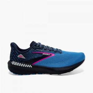 Coral / Black Women Brooks Launch GTS 10 Support Running Shoes | GYKB57410