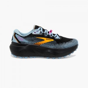 Lemon / Black Women Brooks Caldera 6 Long Distance Hiking Shoes | VTZB26803