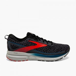 Red / Blue Men Brooks Trace 3 Running Shoes | ZAHV93610