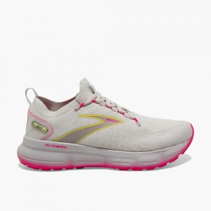 White Women Brooks Glycerin StealthFit 20 Running Shoes | YHEF85246