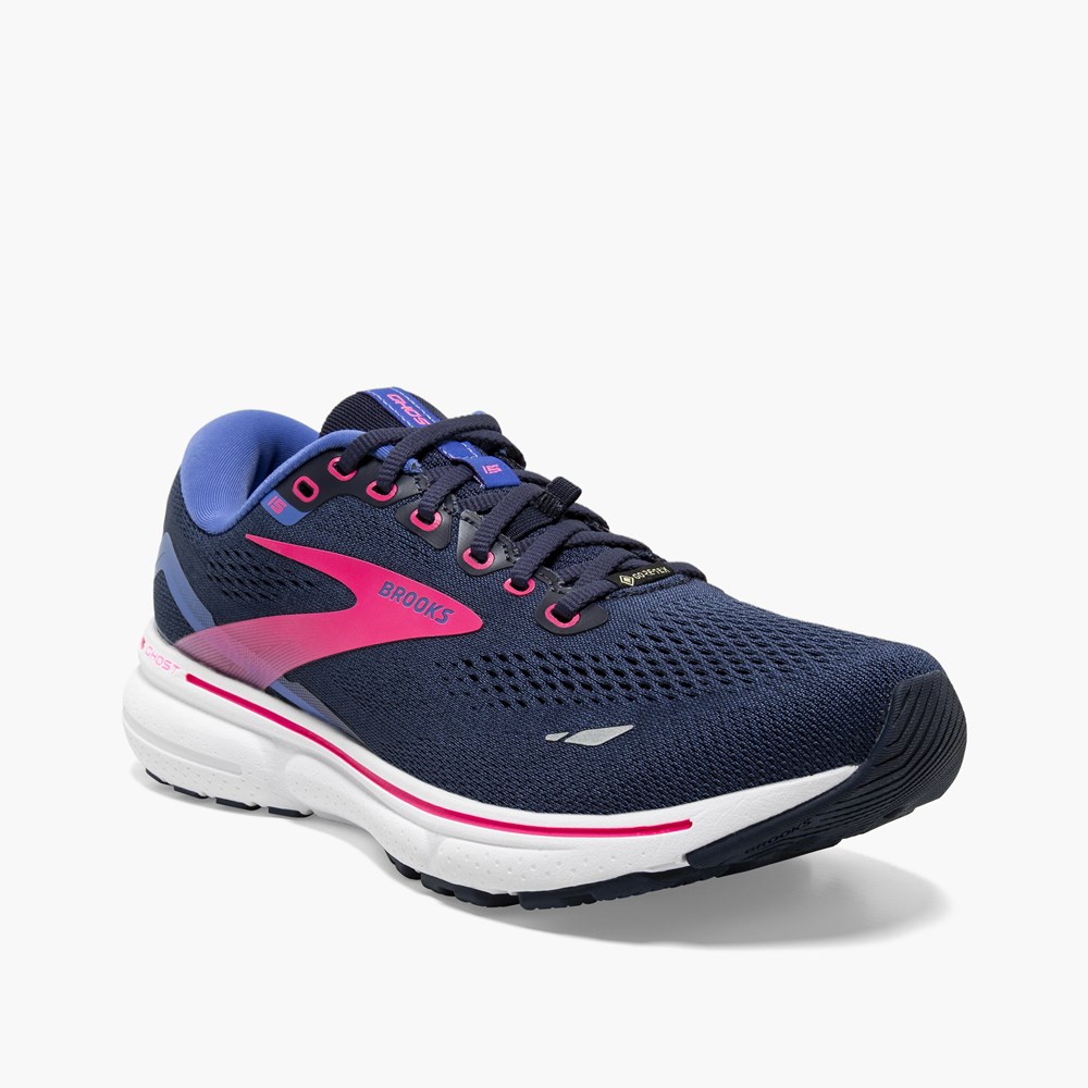 Black Women Brooks Ghost 15 GTX Road Running Shoes | HDRX52387