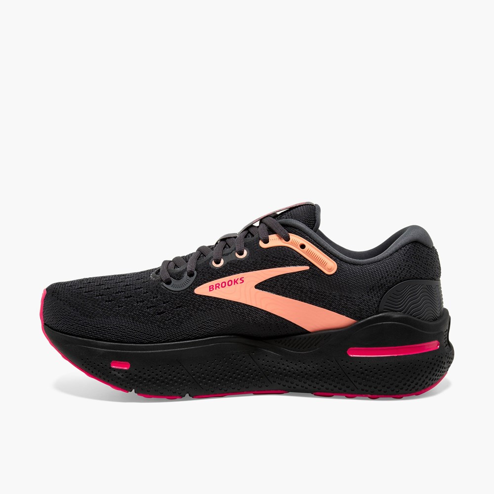 Black Women Brooks Ghost Max Road Running Shoes | KFWO08237