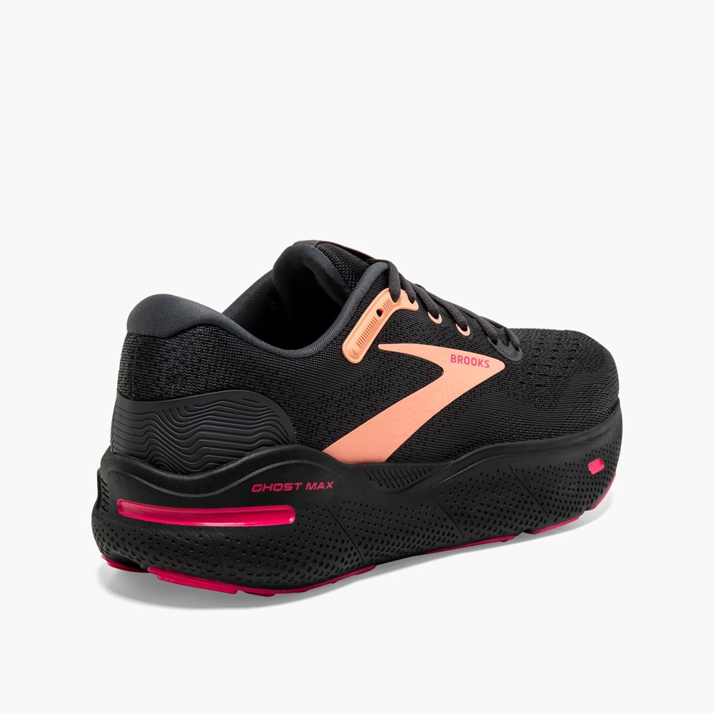 Black Women Brooks Ghost Max Road Running Shoes | KFWO08237