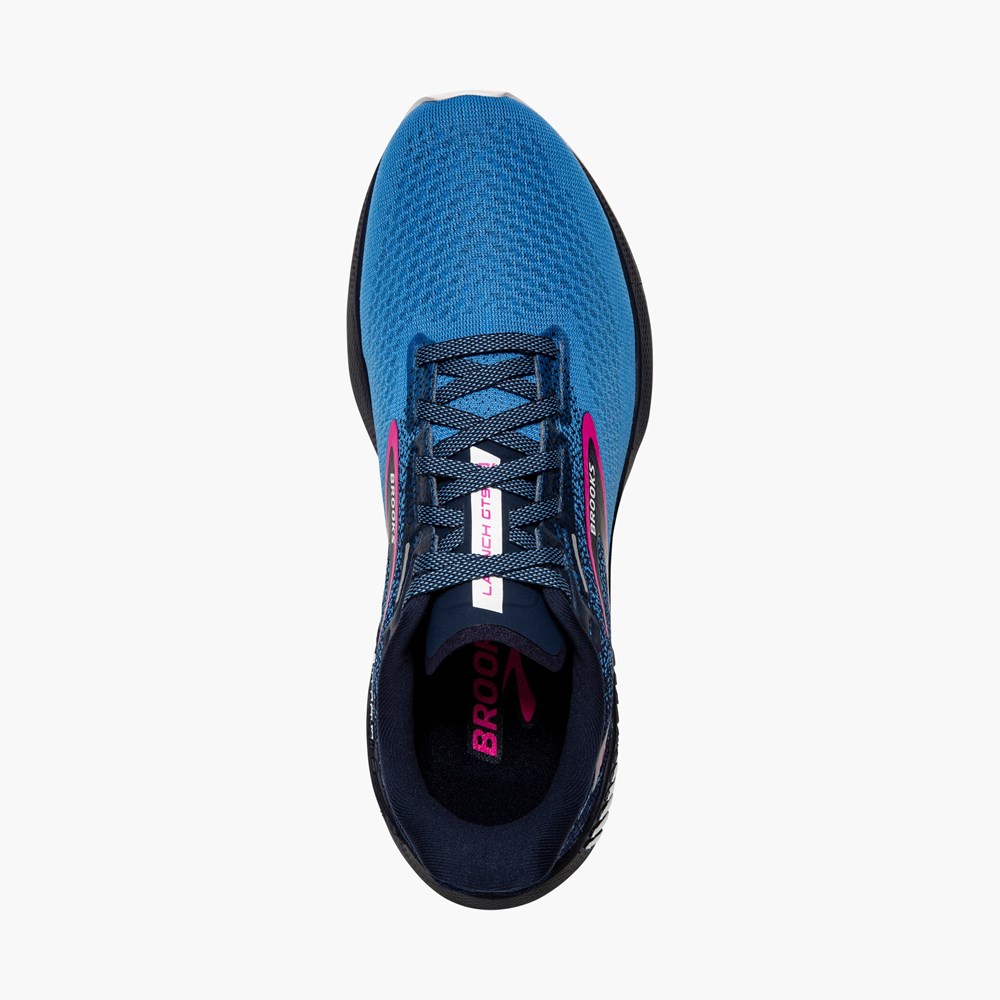 Black Women Brooks Launch GTS 10 Road Running Shoes | VFKS47069