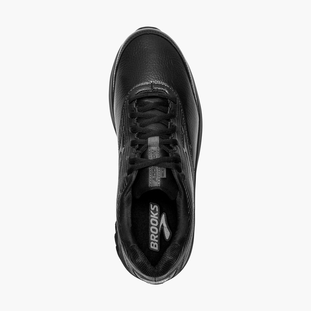 Black / Black Men Brooks Addiction Walker 2 Walking Shoes | CNZR05186