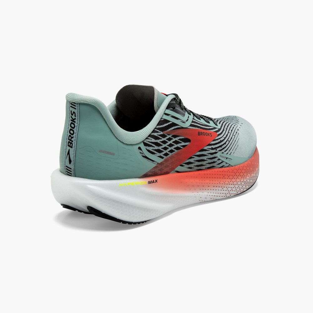 Black / Black Men Brooks Hyperion Max Track Spikes | LWBT20975