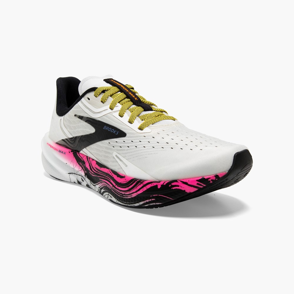 Black / Blue / Pink Women Brooks Hyperion Max Running Shoes | OSQG15278