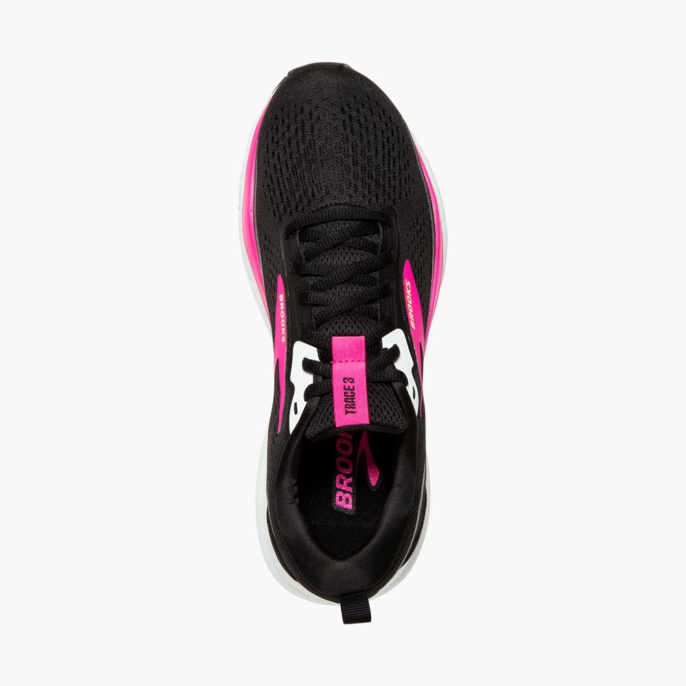 Black / Blue / Pink Women Brooks Trace 3 Running Shoes | WHER31562