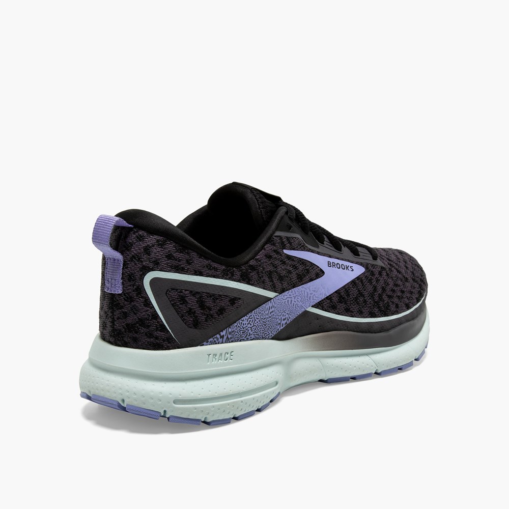 Black / Blue / Pink Women Brooks Trace 3 Road Running Shoes | LTNC30142