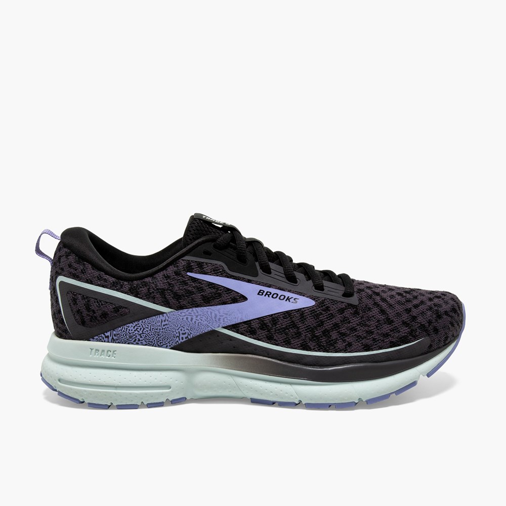 Black / Blue / Pink Women Brooks Trace 3 Road Running Shoes | LTNC30142