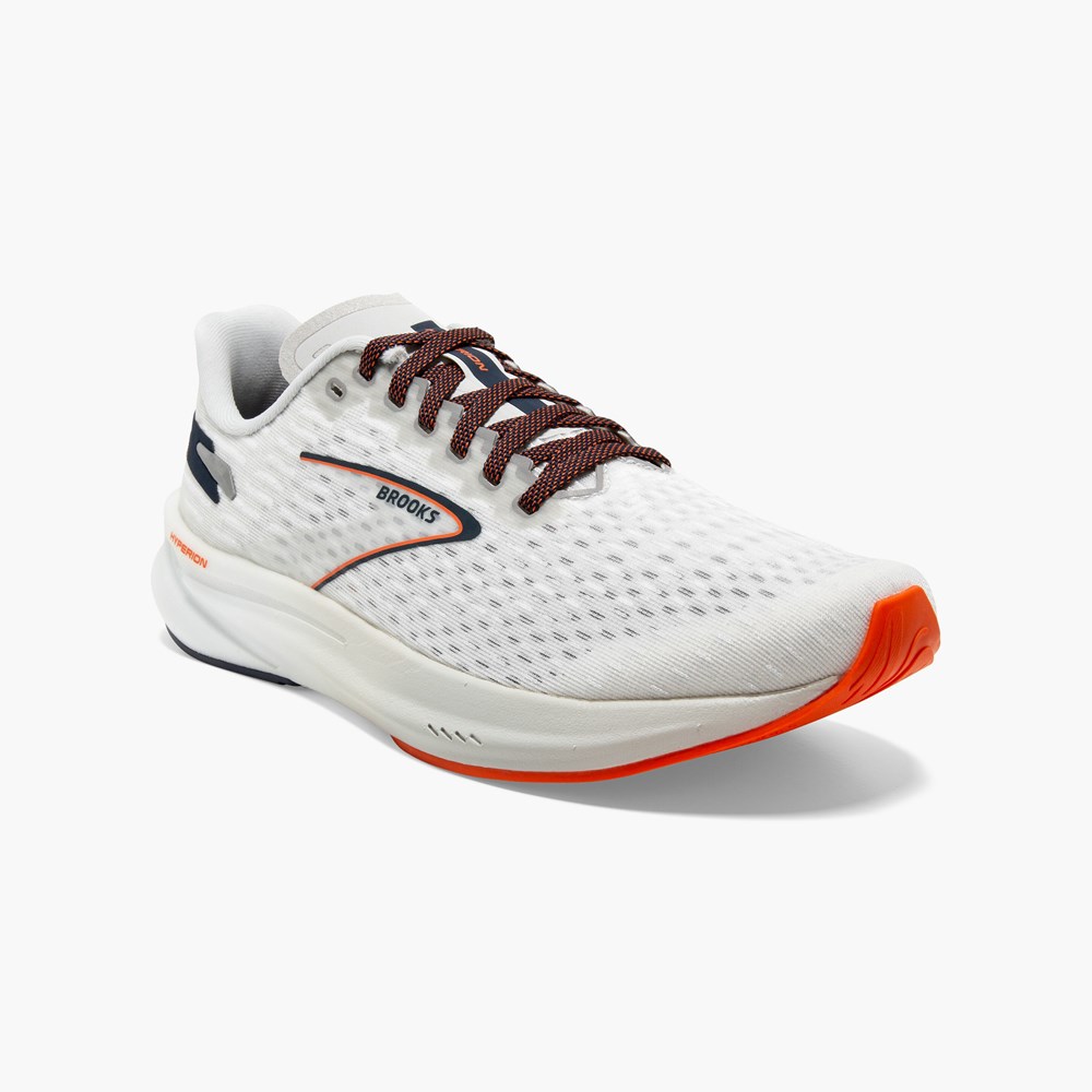 Black / Grey Men Brooks Hyperion Track Spikes | BLUC59487