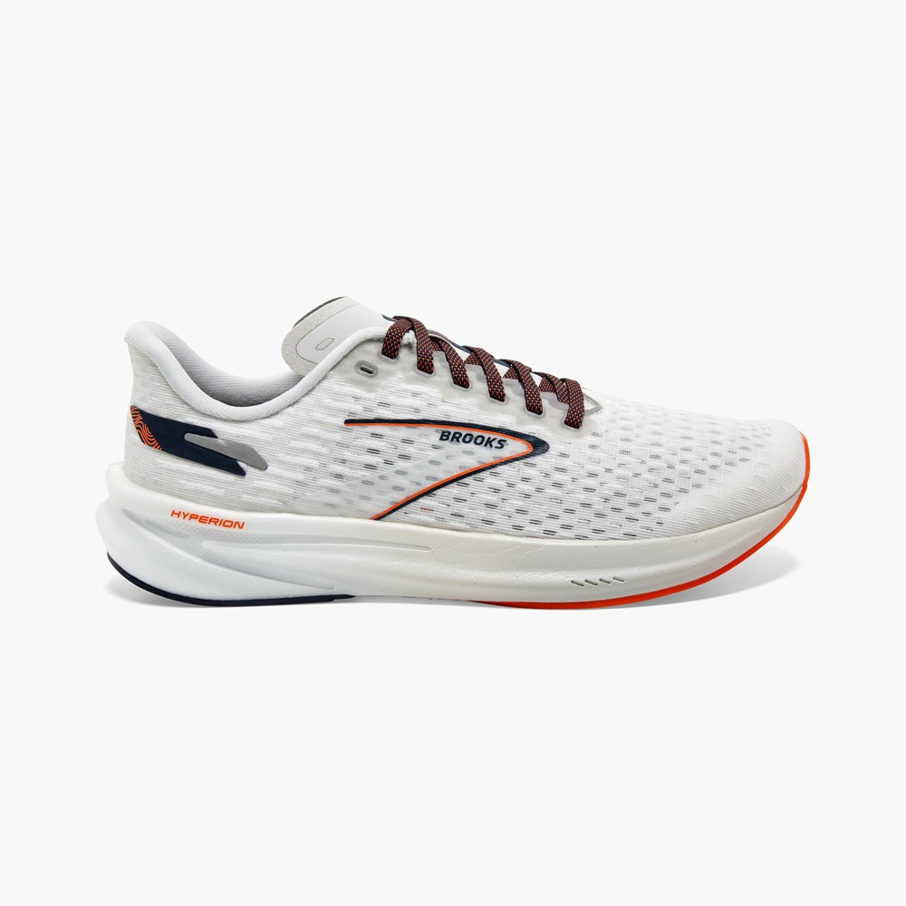 Black / Grey Men Brooks Hyperion Track Spikes | BLUC59487