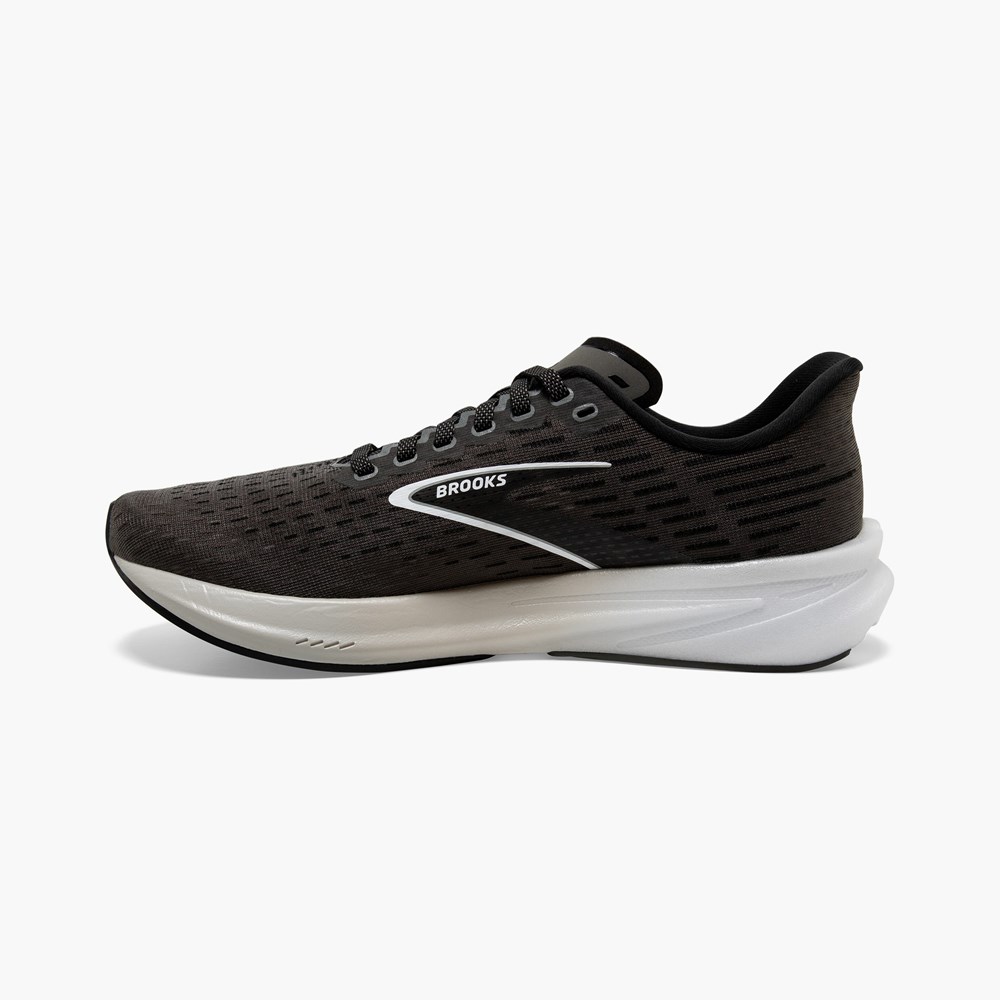 Black / Grey Women Brooks Hyperion Speed Road Running Shoes | AKJO63517