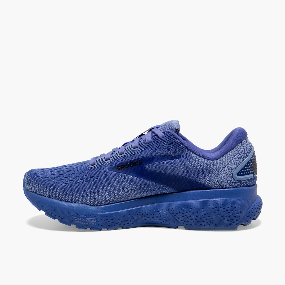 Blue Women Brooks Ghost 16 Road Running Shoes | ECBS87602