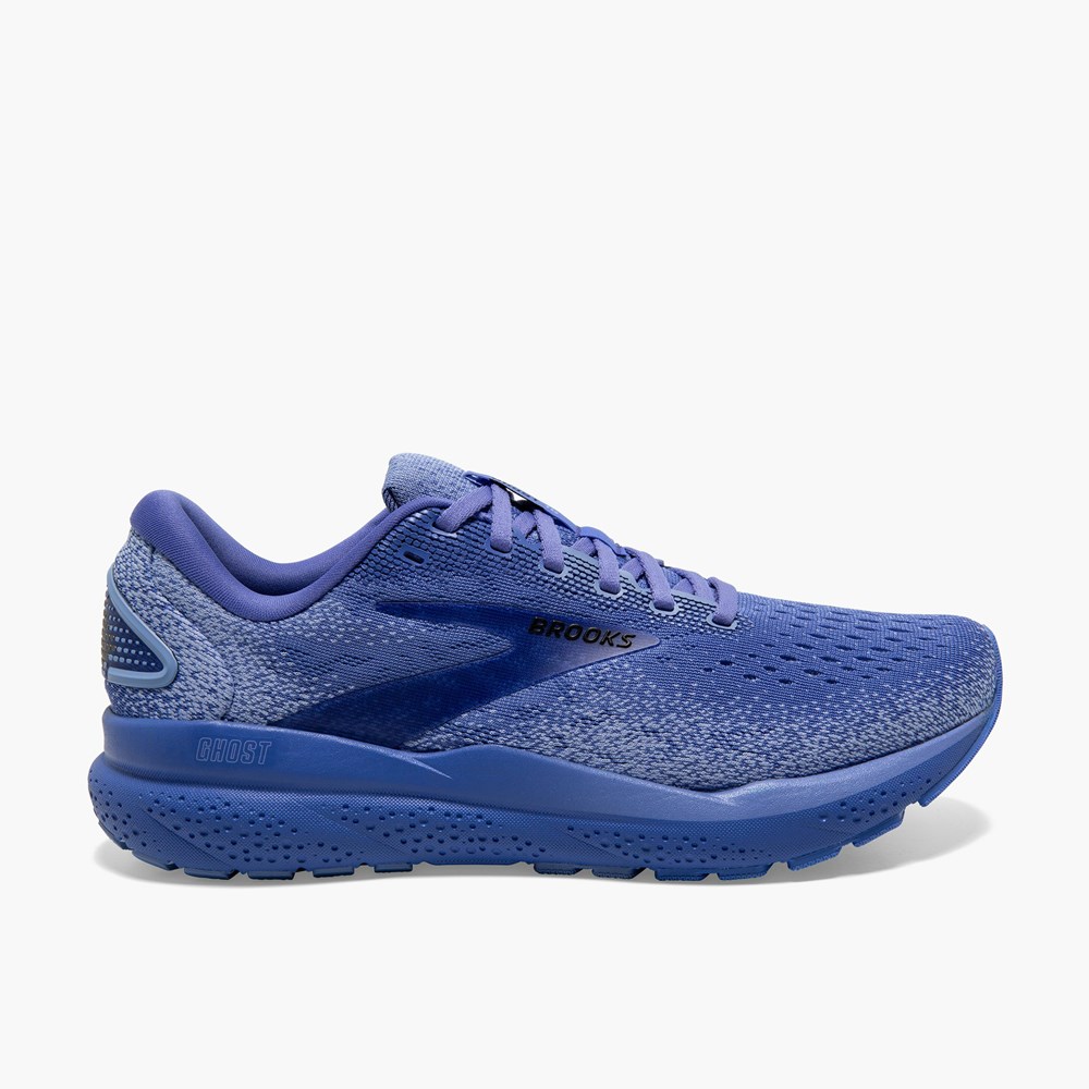 Blue Women Brooks Ghost 16 Road Running Shoes | ECBS87602