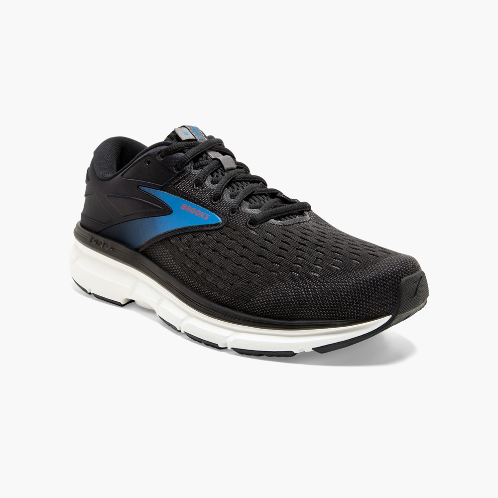 Blue / Black Men Brooks Dyad 11 Running Shoes | PVGK96053