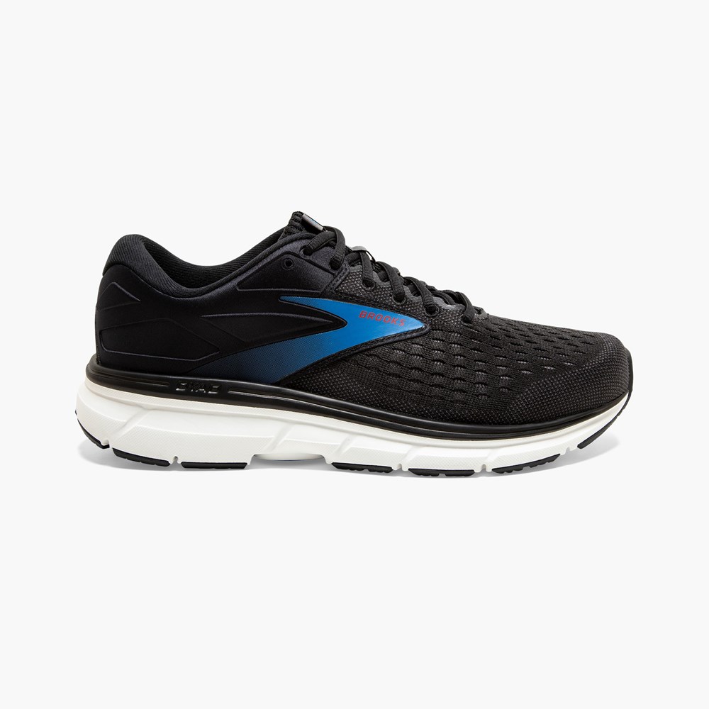 Blue / Black Men Brooks Dyad 11 Running Shoes | PVGK96053