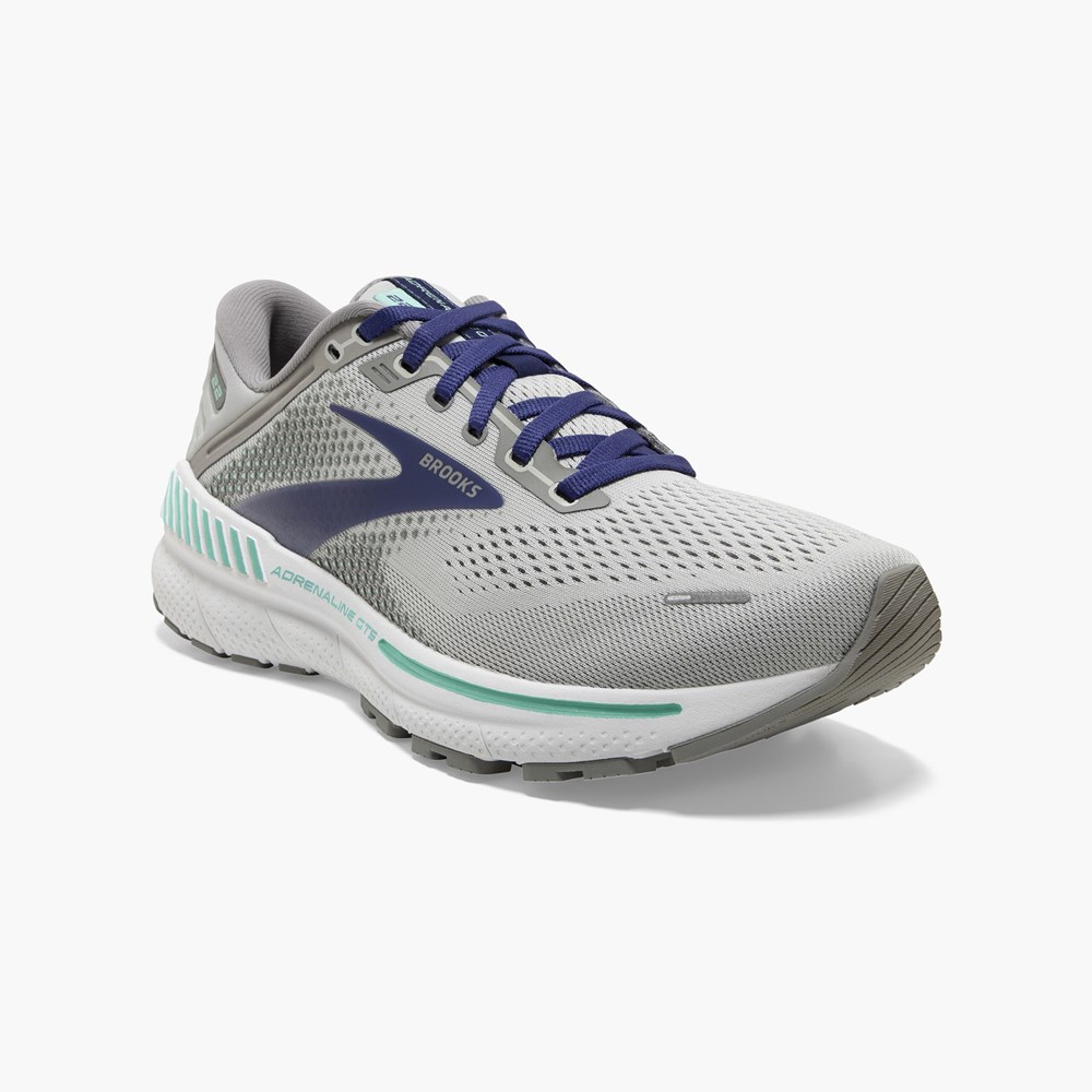 Blue / Blue Women Brooks Adrenaline GTS 22 Road Running Shoes | APRO29738