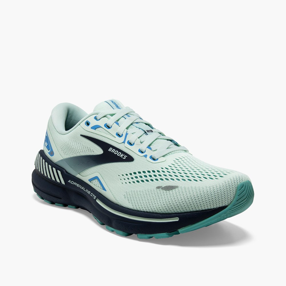 Blue / Blue Women Brooks Adrenaline GTS 23 Running Shoes | TQHM70968