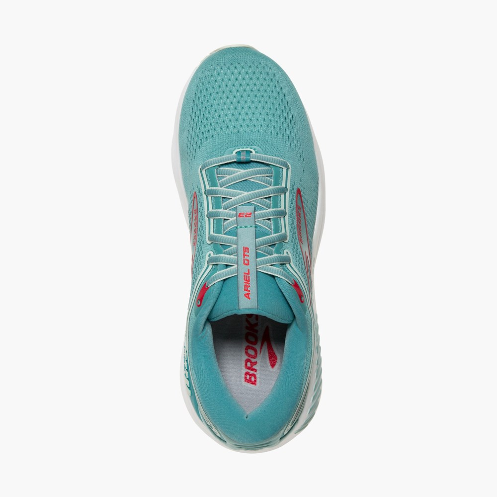 Blue / Blue Women Brooks Ariel GTS 23 Road Running Shoes | RSYP61532