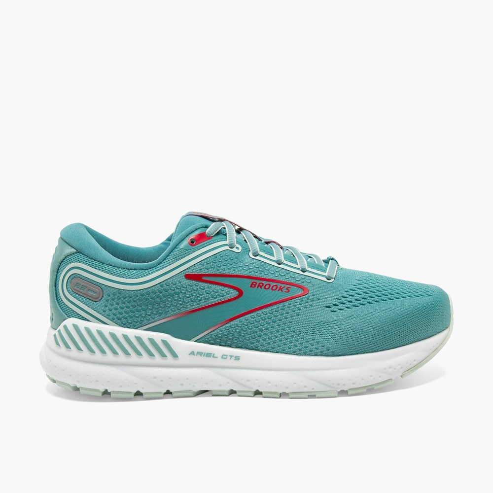 Blue / Blue Women Brooks Ariel GTS 23 Road Running Shoes | RSYP61532