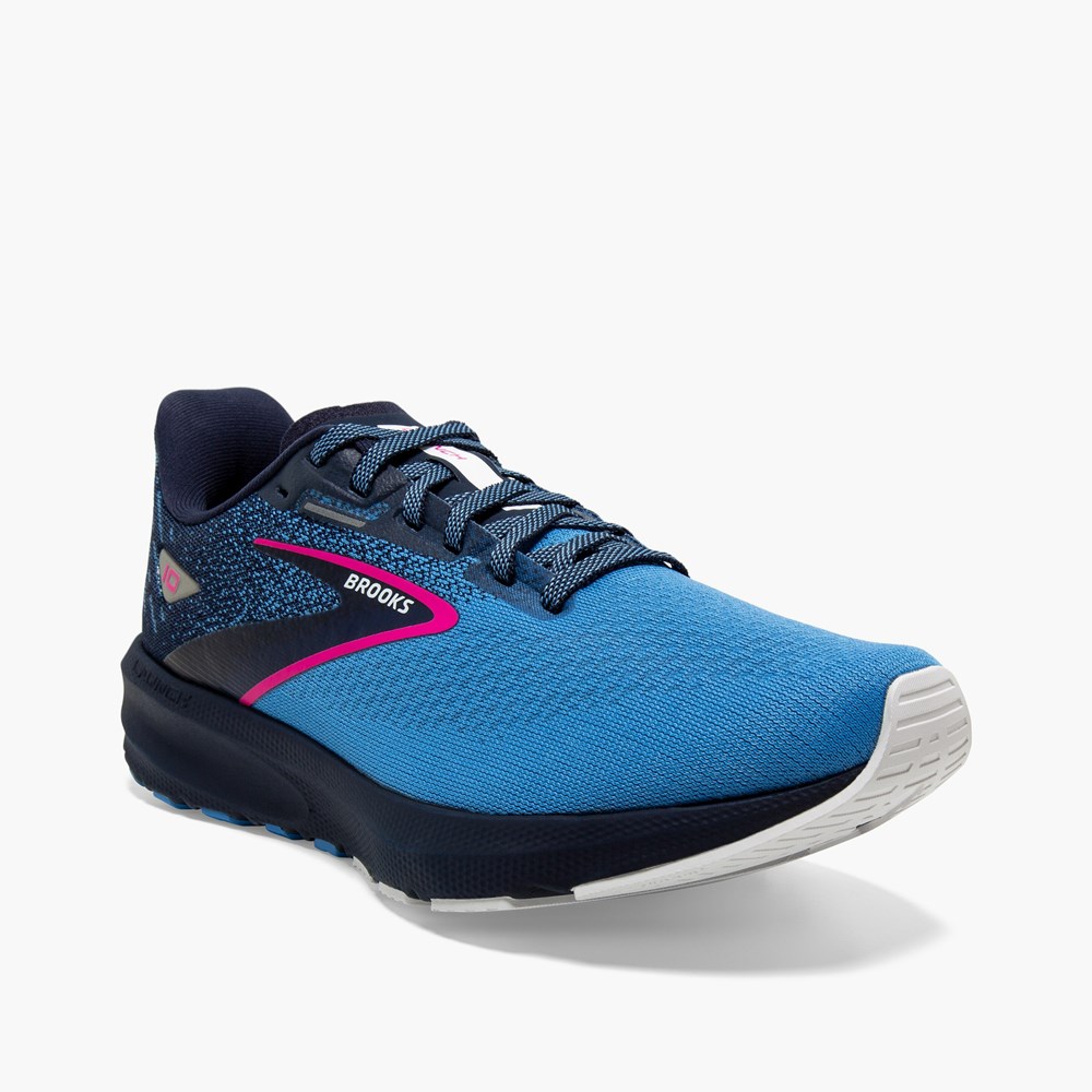 Blue / Blue Women Brooks Launch 10 Road Running Shoes | WJML31672