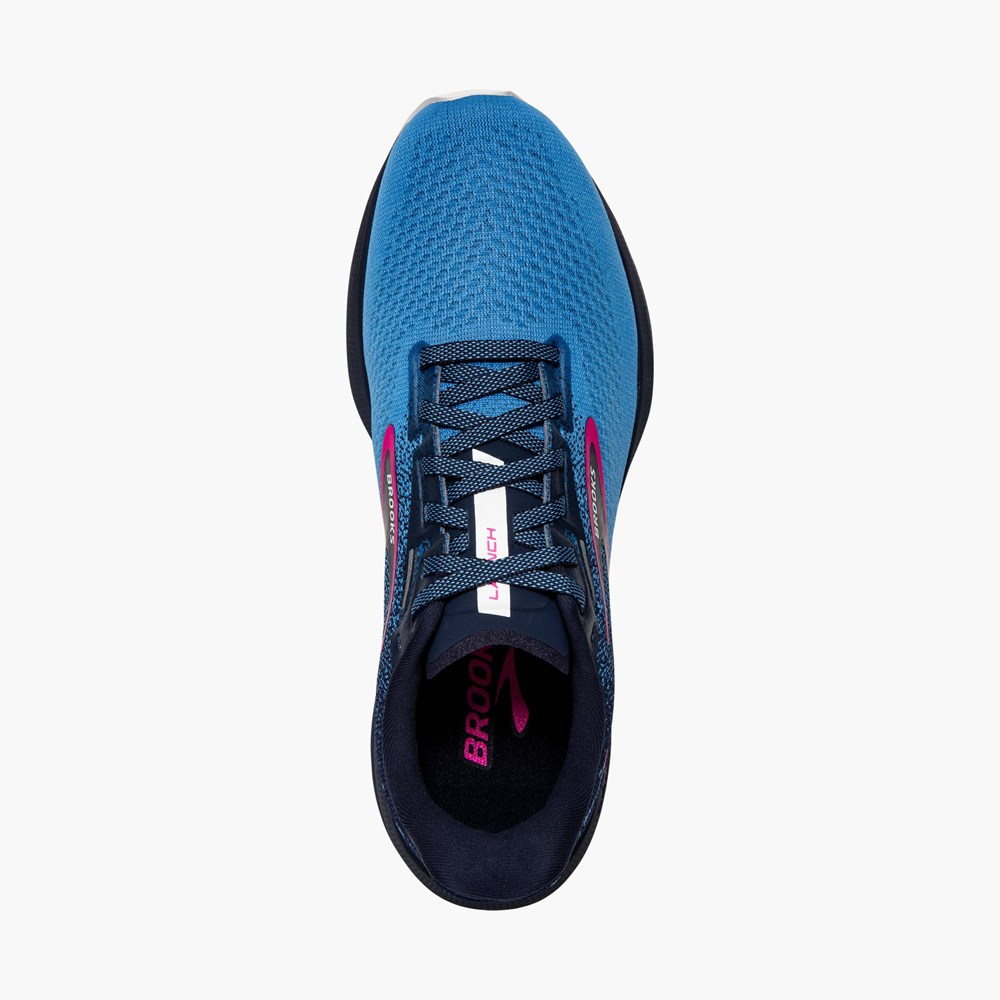 Blue / Blue Women Brooks Launch 10 Road Running Shoes | WJML31672