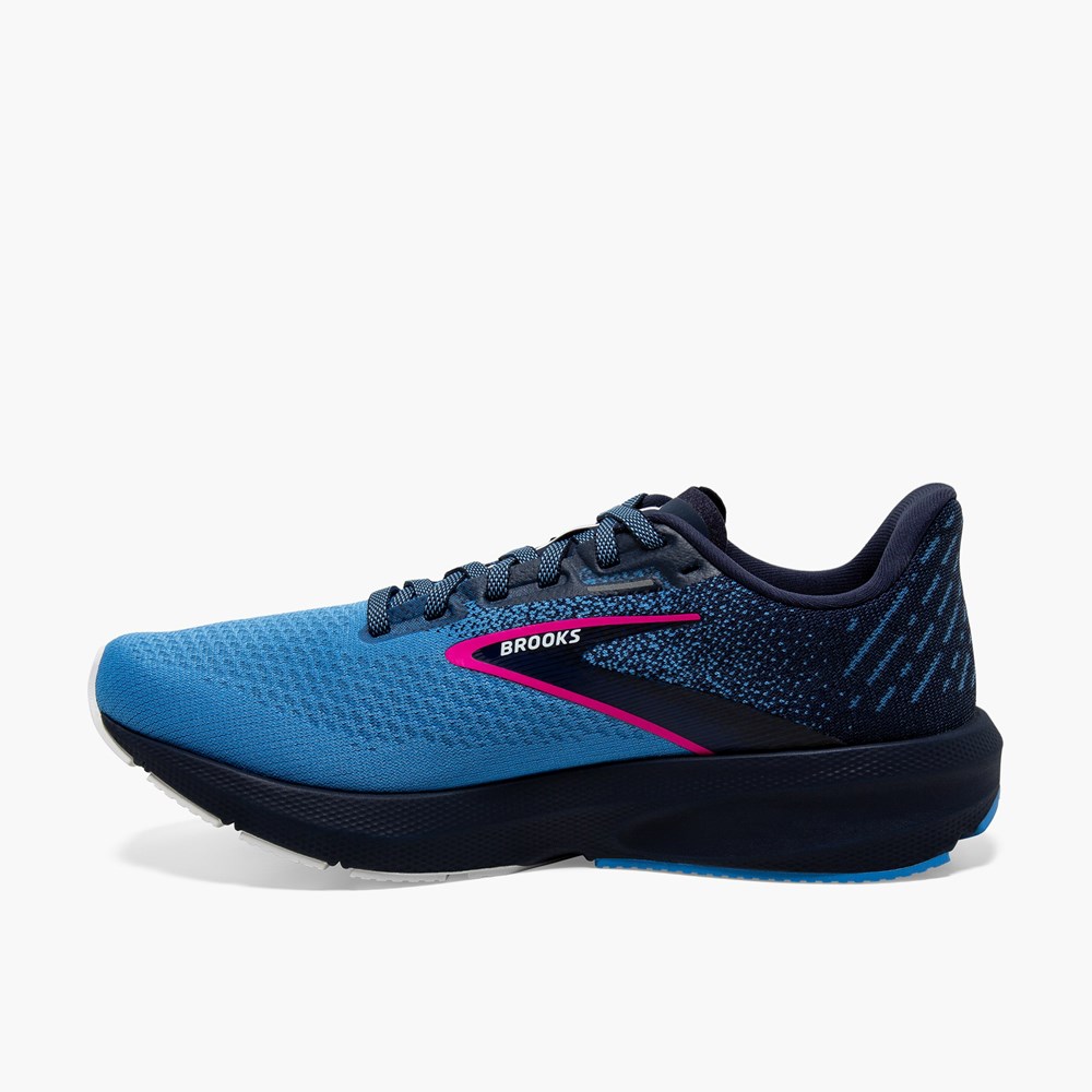 Blue / Blue Women Brooks Launch 10 Road Running Shoes | WJML31672