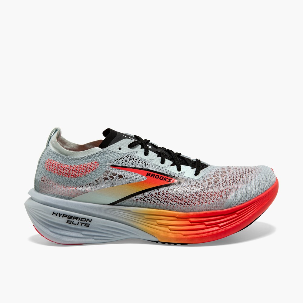 Blue / Coral / Orange Women Brooks Hyperion Elite 4 Track Spikes | DHOL78051