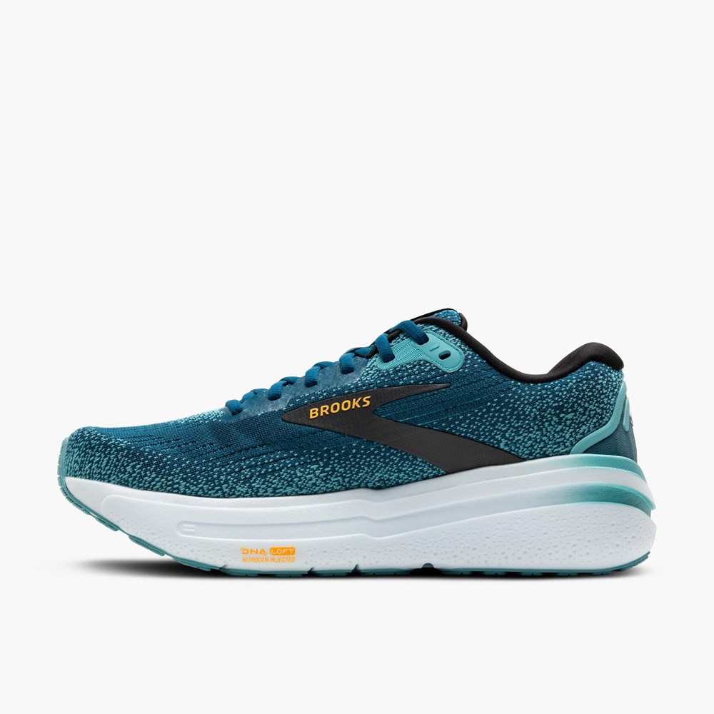 Blue / Light Turquoise / Orange Women Brooks Ghost Max 2 Road Running Shoes | XRGU90783