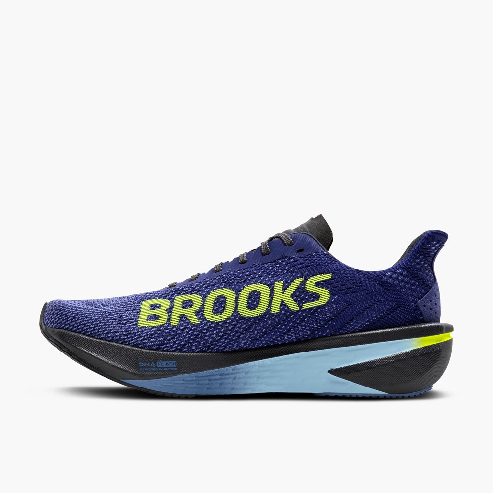 Blue / Navy Men Brooks Hyperion 2 Running Shoes | RMCE05972