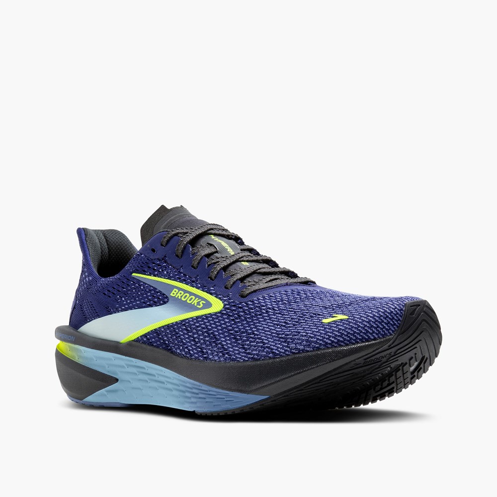 Blue / Navy Men Brooks Hyperion 2 Track Spikes | CNZI82754