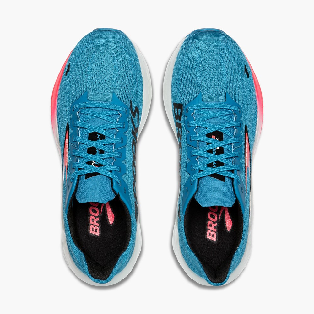 Blue / Pink / Black Men Brooks Hyperion Max 2 Running Shoes | LVWT72501