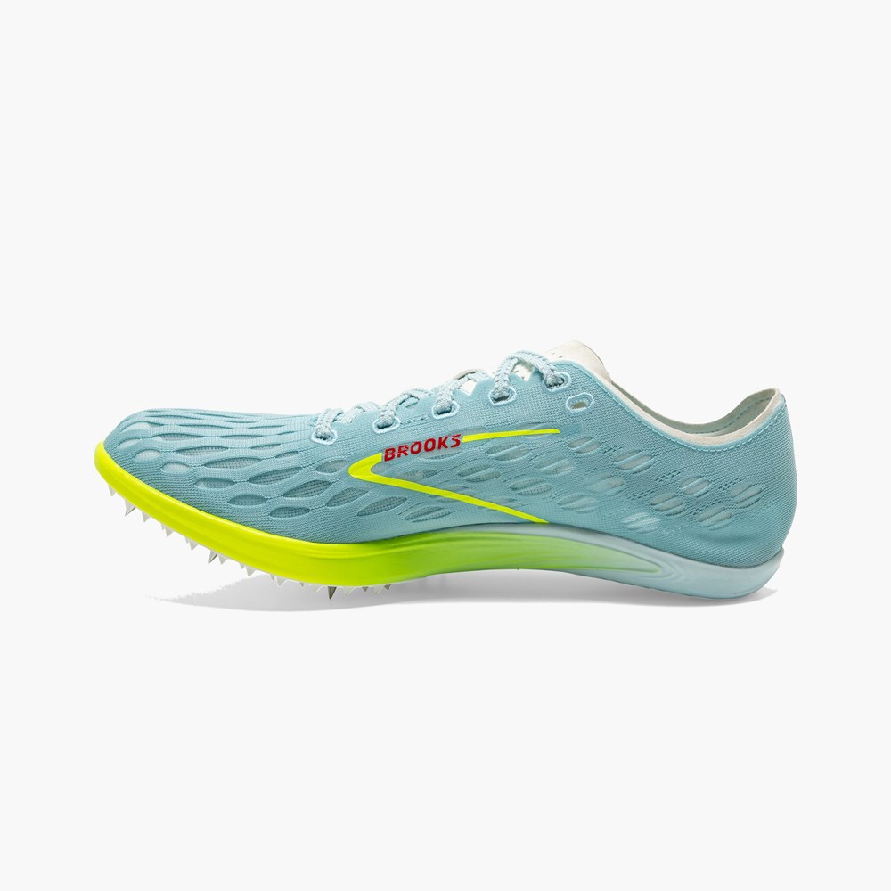 Blue / Red Men Brooks ELMN8 7 Running Track Spikes | EWIV68571