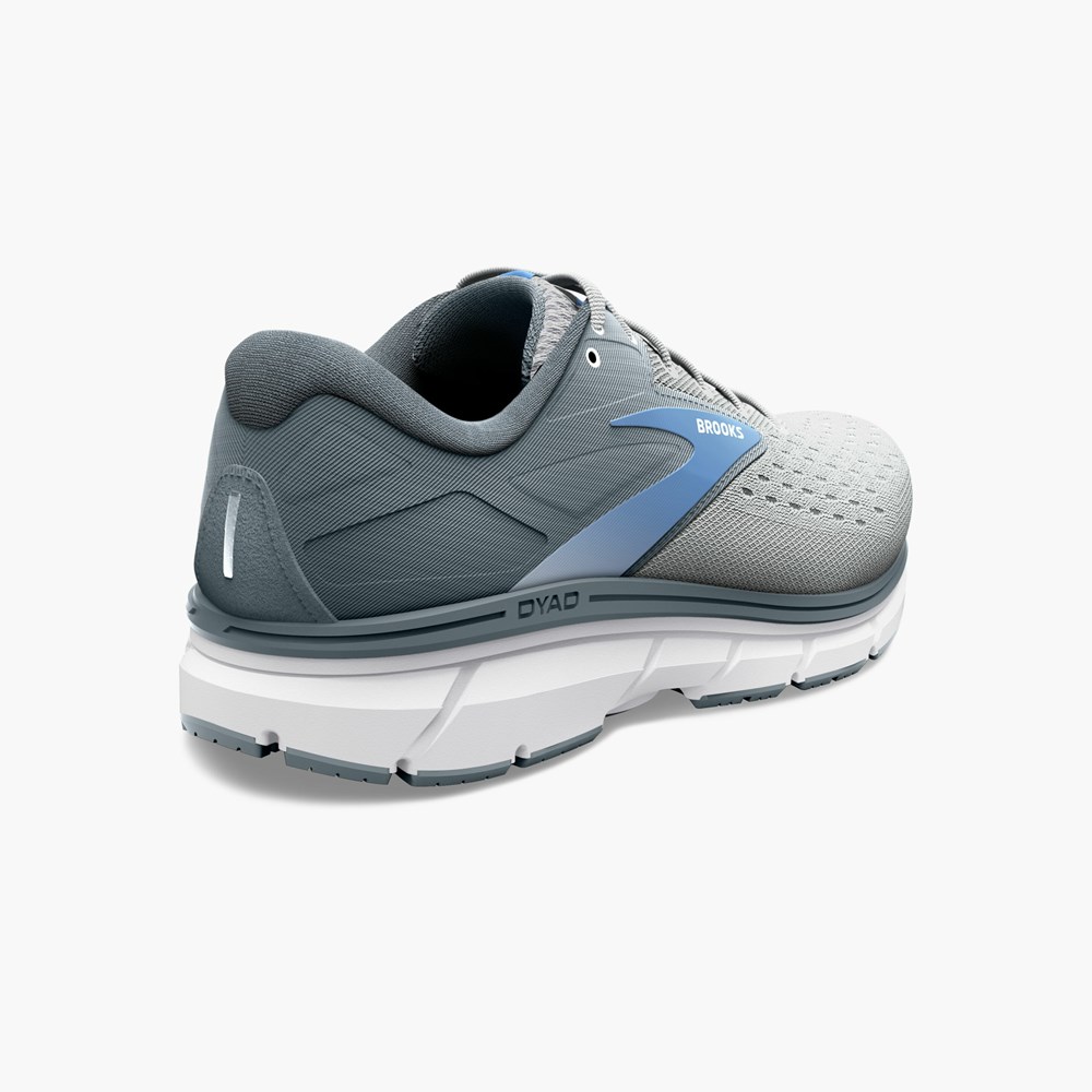 Grey / Black Women Brooks Dyad 11 Walking Shoes | DMHR51832