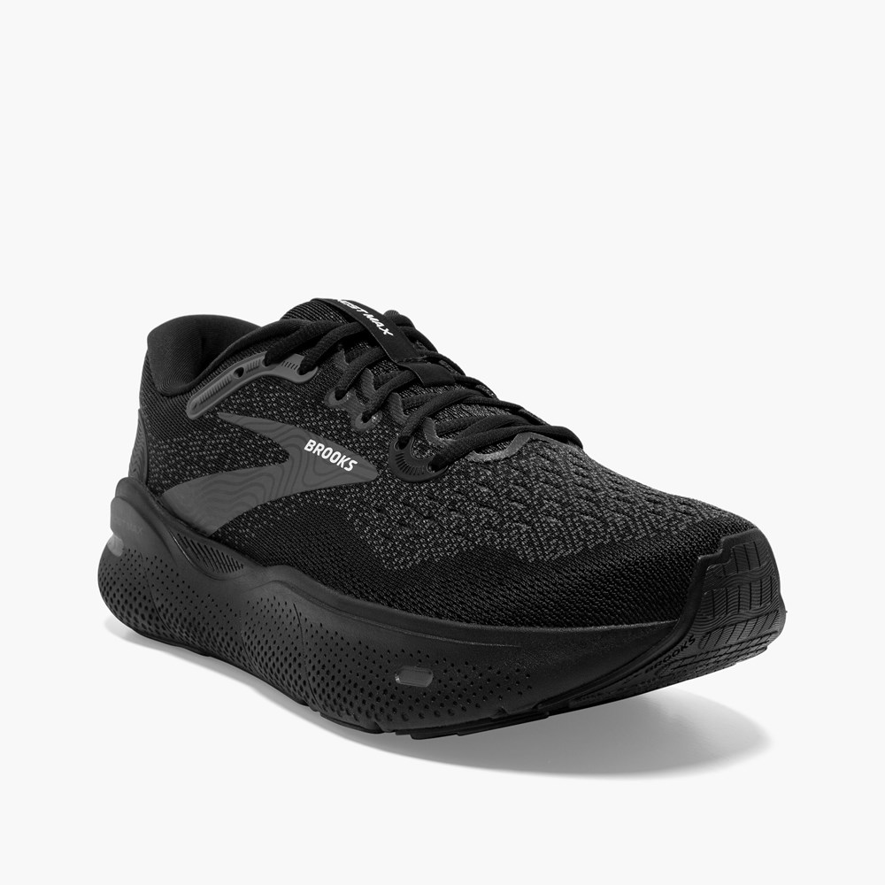 Grey / Black Women Brooks Ghost Max Running Shoes | IDPU84316