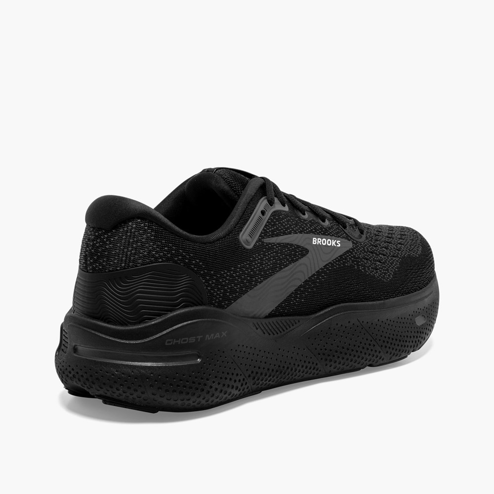 Grey / Black Women Brooks Ghost Max Running Shoes | IDPU84316