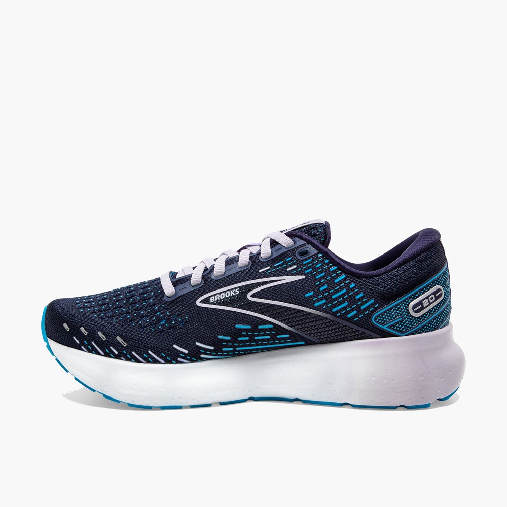 Grey / Black Women Brooks Glycerin 20 Running Shoes | EZFA09241