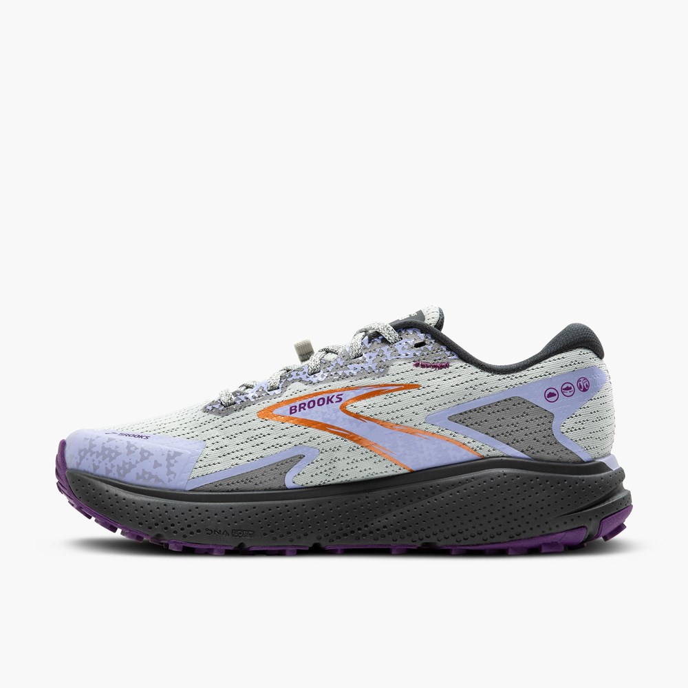 Lavender Women Brooks Divide 5 Trail Running Shoes | MSVE21804