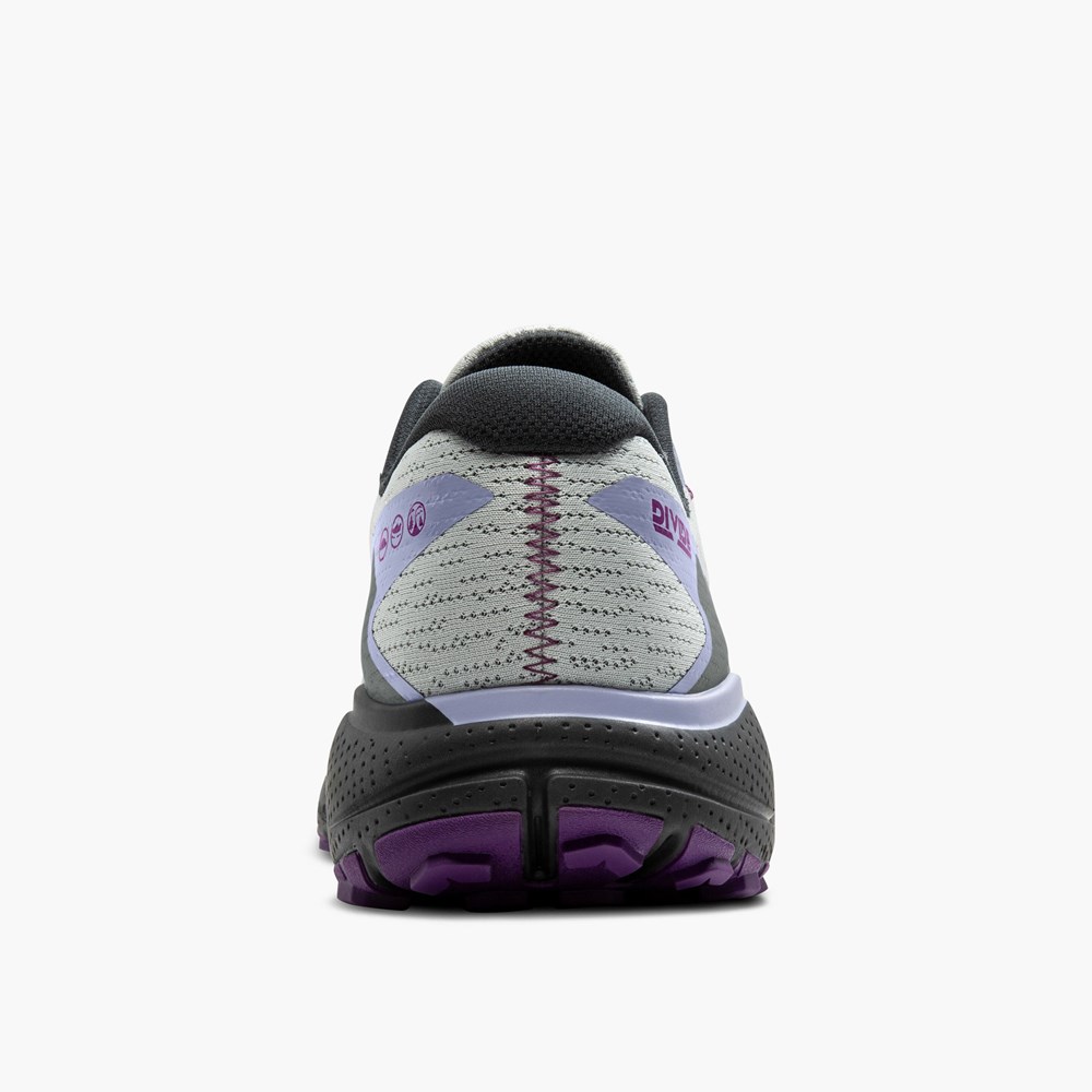 Lavender Women Brooks Divide 5 Trail Running Shoes | MSVE21804